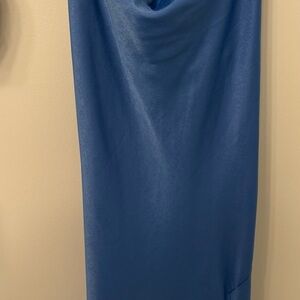 Elegant Blue Midi Dress